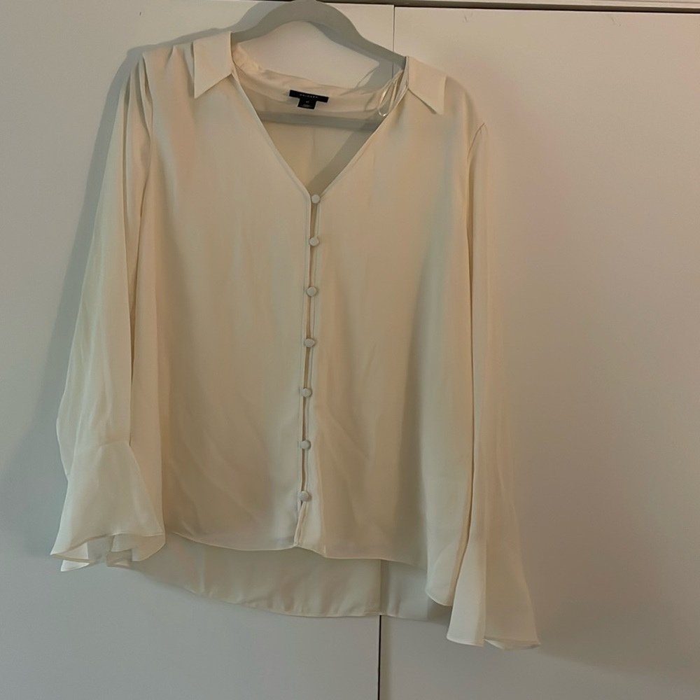 Halogen Bell Cuff Blouse